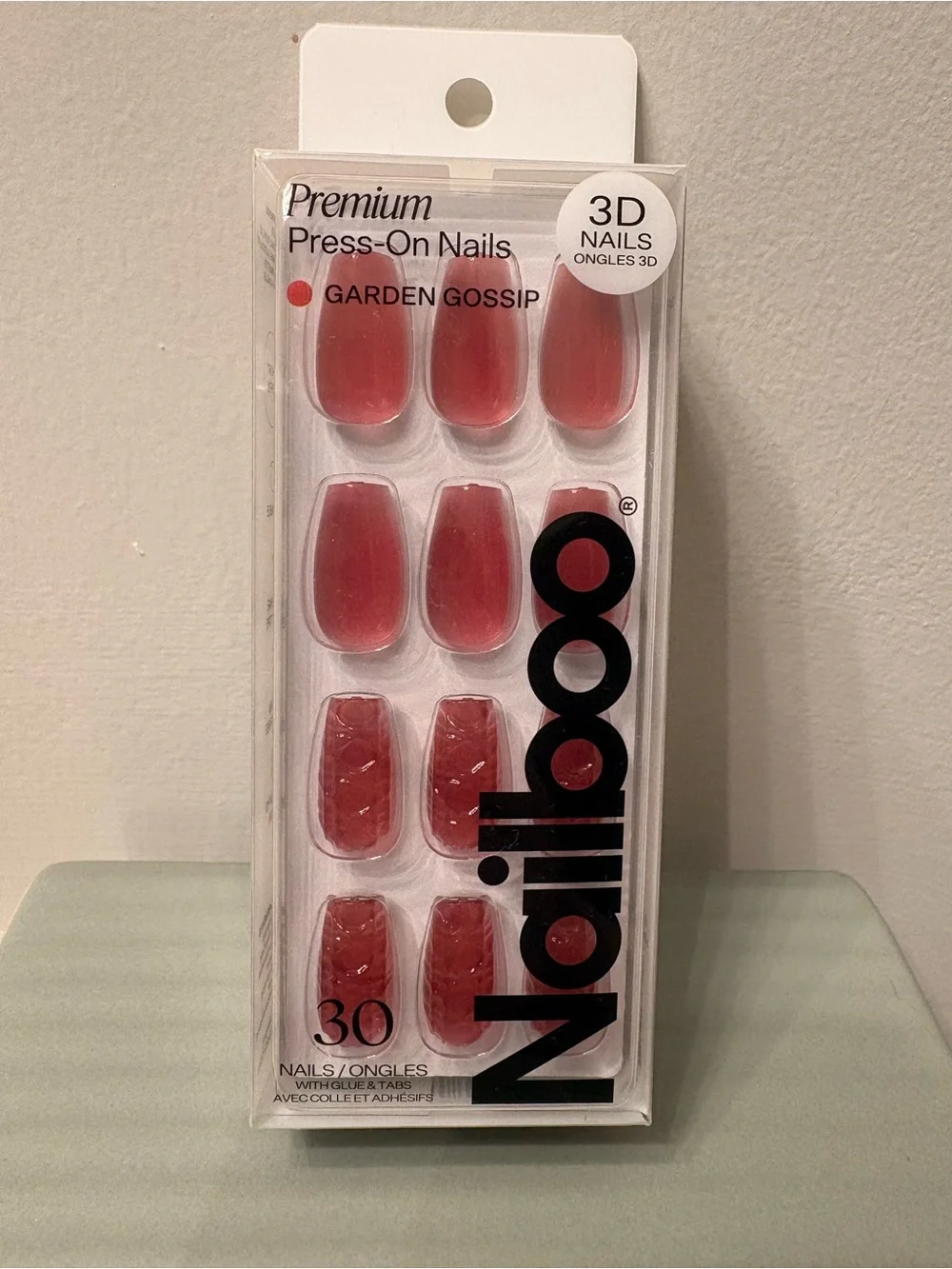 Nailboo Premium 3D Press-On Nails - 3 Sets